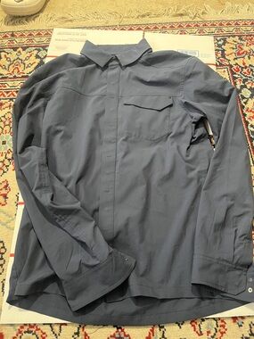 Arc'teryx Men's Long Sleeve Shirt Blue Gray